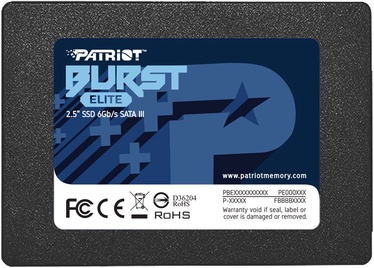 Kietasis diskas (SSD) Patriot Burst Elite, 2.5", 120 GB