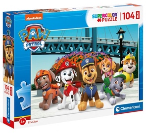 Clementoni Puzzle SuperColor Paw Patrol 104pcs 23755