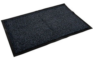 Придверный коврик Ricco Equateur 829-140, синий/черный, 60 см x 40 см
