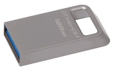 Kingston 128GB DataTraveler Micro Memory Stick USB 3.1 Silver