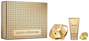 Набор для женщин Paco Rabanne Lady Million 50 ml EDP + 75 ml Body Lotion + 5 ml EDP
