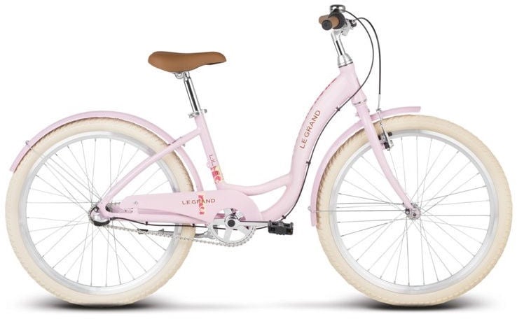 Vaikiškas dviratis Legrand Lille Jr, rožinis, 24"