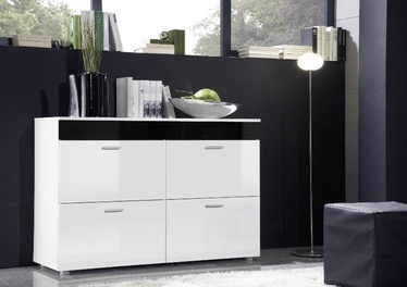 ASM Logo Chest Of Drawers White/Black