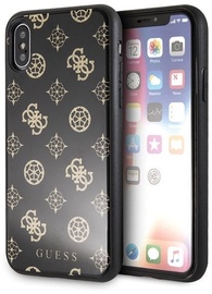 Guess Peony G Double Layer Glitter Back Case For Apple iPhone X/XS Black
