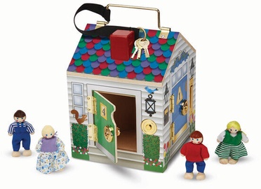 Mājas Melissa & Doug Wooden Doorbell House 2505