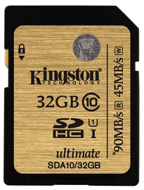 Kingston 32GB SDHC Class 10 UHS-I Ultimate