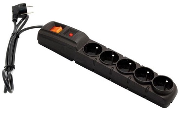 HSK Data Surge Protector 5 Outlet 1.5m Black