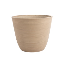 Green Ship Flower Pot 13D25 D25 H20.5 Light Brown