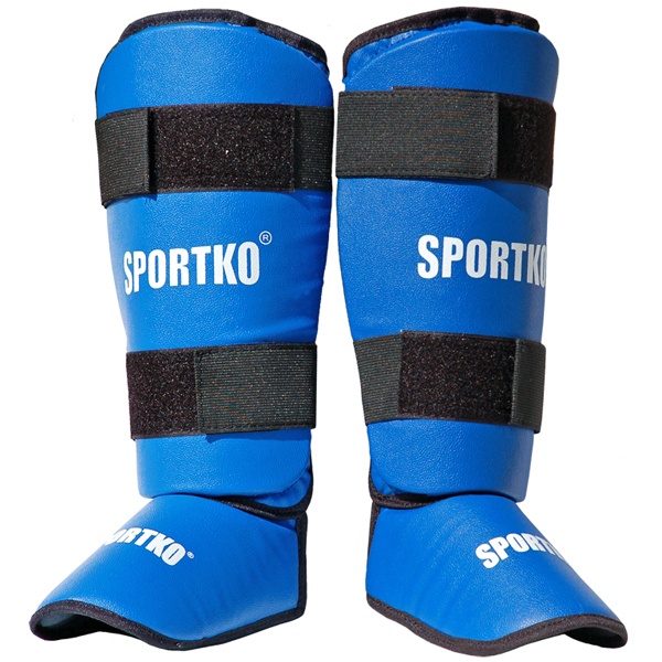 Защита голени и стопы SportKO 331 KO331-XL-1, синий, XL