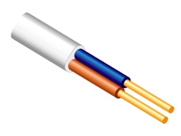 Кабель Lietkabelis BVV-P, 2 x 1,5 mm², Eca, 500 В, 10 м, 2 x 1.5 мм²