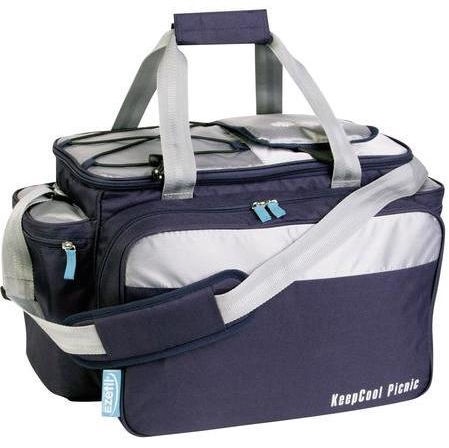 Šaltkrepšis Ezetil Travel in Style 34 Picnic, mėlyna/sidabro, 50 x 30 cm, 26.7 l