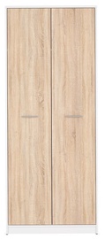 Black Red White Nepo Plus Hallway Wardrobe White/Sonoma Oak