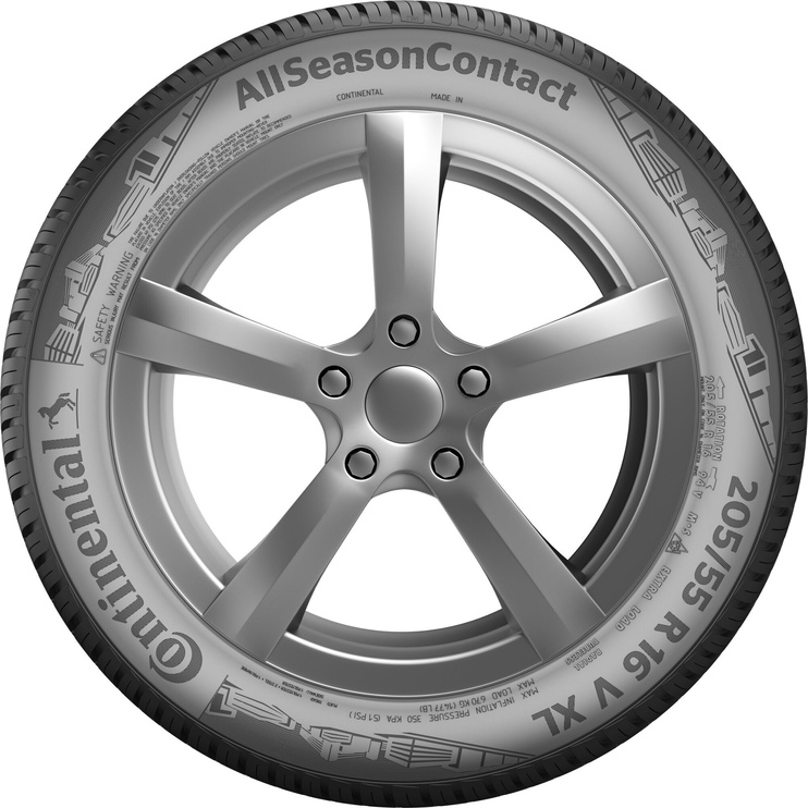 Универсальная шина Continental AllSeasonContact 195/60/R15, 92-V-240 km/h, XL, B, B, 72 дБ