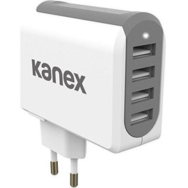 Kanex 4-Port USB Wall Charger 4.8A White