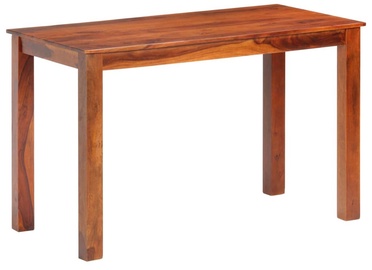 Обеденный стол VLX Solid Sheesham Wood, коричневый, 1200 мм x 600 мм x 760 мм