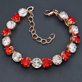 Diamond Sky Bracelet For You II Siam With Crystals From Swarovski