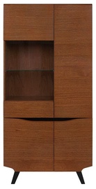 Vitrīna Black Red White Madison REG3D1W/200, brūna/ozola, 95 cm x 42 cm x 198 cm