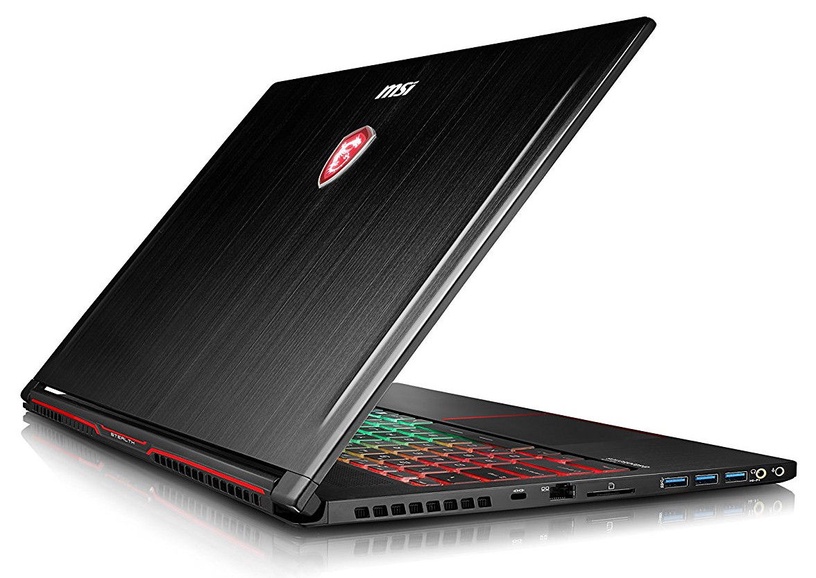 Ноутбук MSI GS GS63VR 7RG-050PL Stealth Pro, Intel® Core™ i7-7700HQ Processor (6 MB Cache, 2.8 GHz), 16 GB, 1256 GB, 15.6 ″, Nvidia GeForce GTX 1070, черный