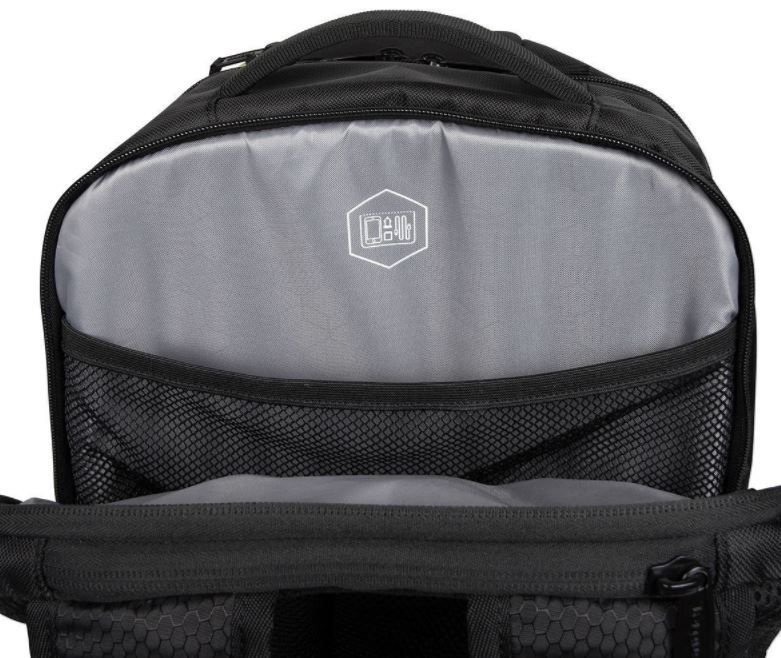 Sülearvuti seljakott Targus Laptop Backpack, must/kollane, 15.6"