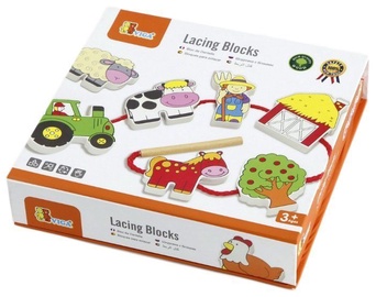 Viga Lacing Blocks Farm 59548