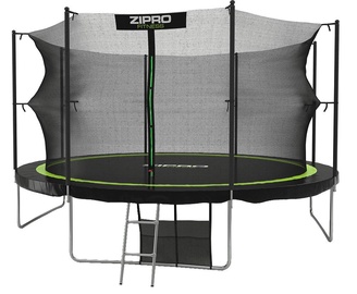 Батут Zipro, 374 см, с защитной сеткой, с лестницей