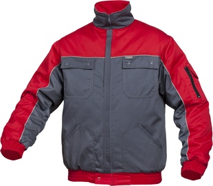 Куртка 07118, красный/серый, XL
