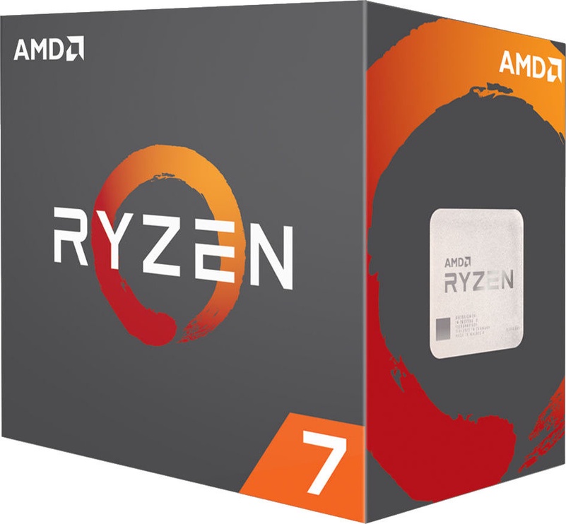 Procesorius AMD AMD Ryzen 7 2700X YD270XBGAFBOX, 3.7GHz, AM4, 16MB