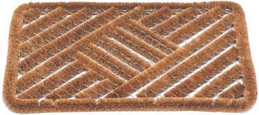 Durvju paklājs Otto Golze Coco Brush, brūna, 600 mm x 400 mm
