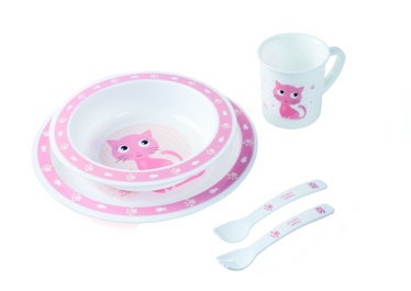 Canpol Babies Plastic Ware Set Cute Animals 4/401 Cat