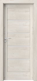 Полотно межкомнатной двери Porta Verte Home G4 Verte Home G4, правосторонняя, скандинавский дуб, 203 x 64.4 x 4 см