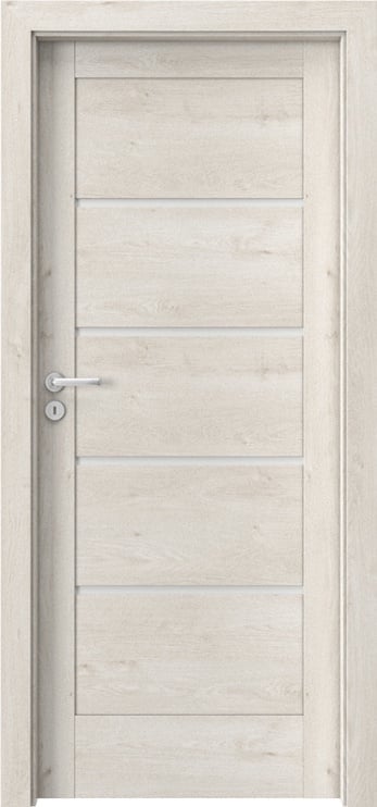 Полотно межкомнатной двери внутреннее помещение Porta Verte Home G4 Verte Home G4, правосторонняя, скандинавский дуб, 203 x 64.4 x 4 см