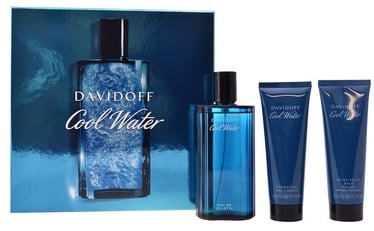 Davidoff Cool Water 125ml EDT + 75ml After Shave Balm + 75ml Shower Gel