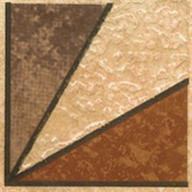 Kwadro Ceramika Tile Border Rufus 7.7x7.7cm Beige