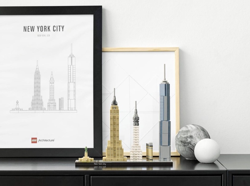 Konstruktor LEGO Architecture New York 21028, 598 tk