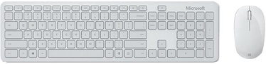 Клавиатура Microsoft Bluetooth Desktop Bundle EN, белый, беспроводная