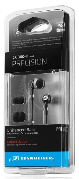 Проводные наушники Sennheiser CX 300 II Precision, черный