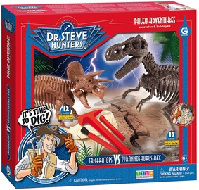 Geoworld Paleo Adventures Tyrannosaurus Rex vs Triceratops Excavation Kit CL1660K