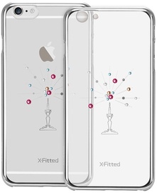 X-Fitted Starry Sky Swarovski Crystals Back Case For Apple iPhone 6/6s Silver