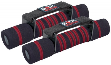 Body Sculpture Dumbbells SW314 2x1kg Black/Red