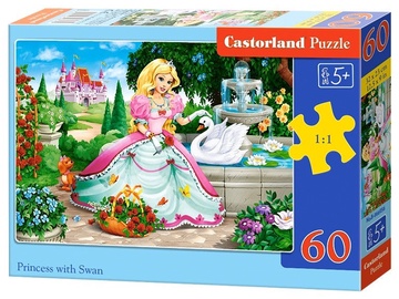 Castorland Puzzle Princess With Swan 60pcs