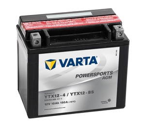 Аккумулятор Varta Powersports AGM YTX14-4 / YTX14-BS, 12 В, 12 Ач, 200 а