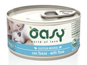 Oasy Adult Cat Wet Mousse w/ Tuna 85g
