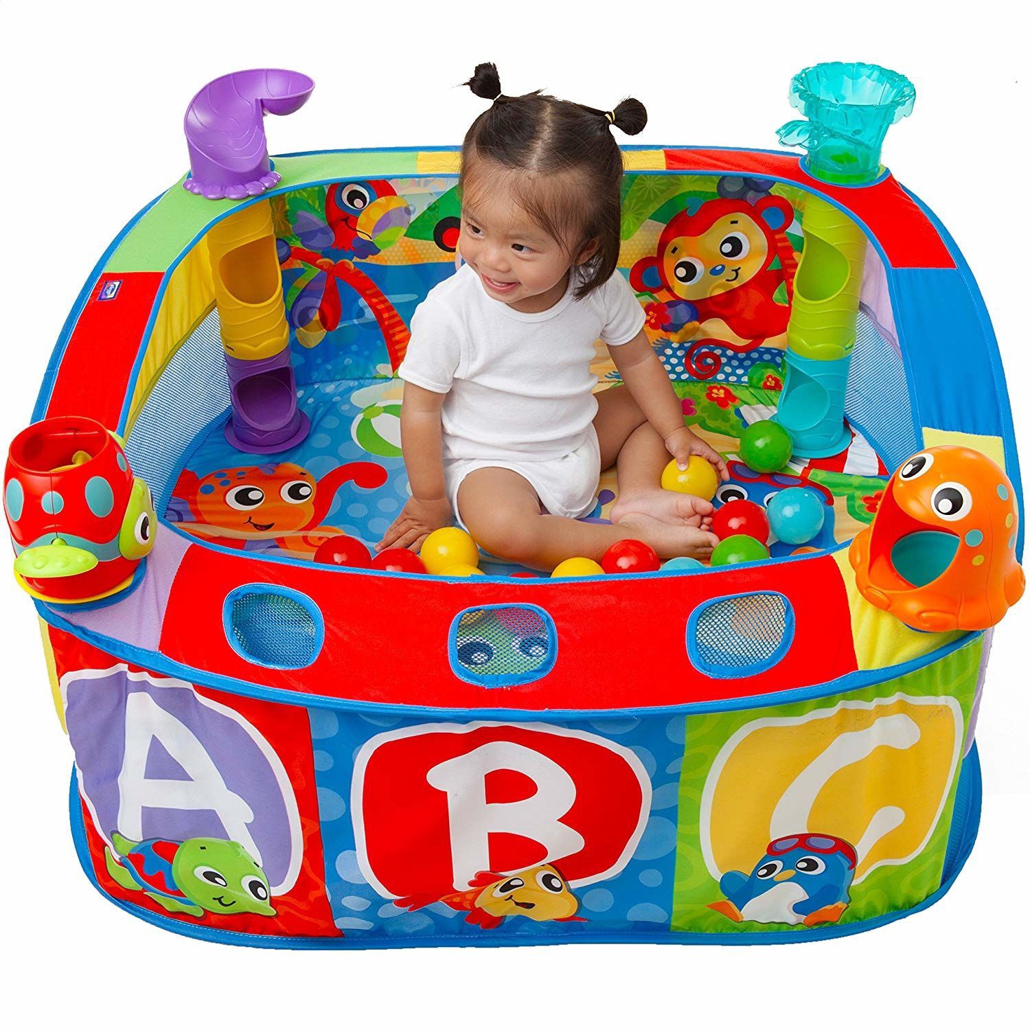 playgro pop and drop ball activity gym