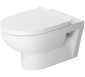 Sienas tualete Duravit Durastyle Basic Rimless, ar vāku, 365 mm x 540 mm