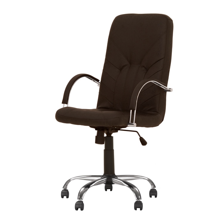 Biroja krēsls Nowy Styl Manager Eco-30, 50.5 x 44 x 117 cm, melna