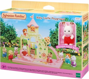 Epoch Sylvanian Families Baby Castle Playground With Chocolate Rabbit Baby 5319