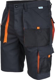 Рабочие шорты Sara Workwear King 11011, черный/oранжевый, хлопок/полиэстер, XXL размер