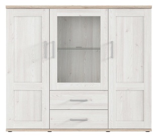 Black Red White Romance Showcase 156x135x45cm Sibiu Larch