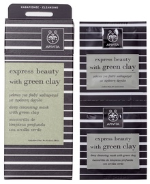 Apivita Express Cleansing Mask Green Clay 2 x 8ml