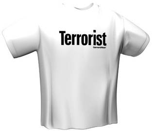 GamersWear Terrorist T-Shirt White L